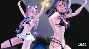 [KazuNishi] 30 Sakana〇和Holo〇n随着“Binge Eating Idol Syndrome”跳舞。