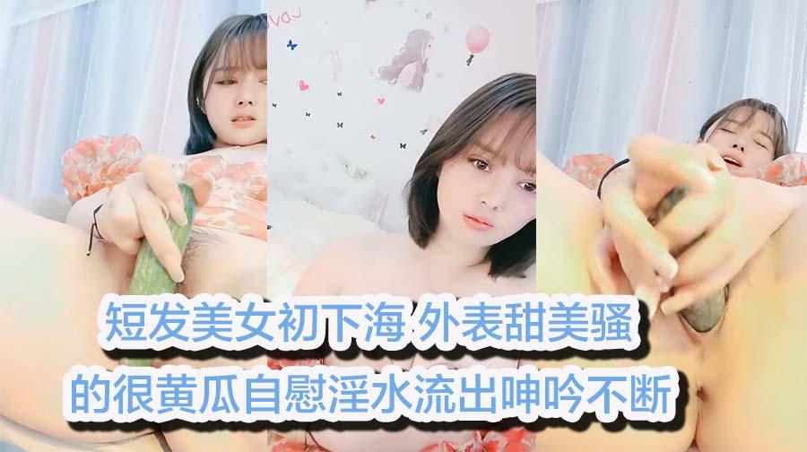 短发美女初下海外表甜美骚的很黄瓜自慰淫水流出呻吟不断